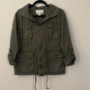 Bar III Olive Cargo jacket